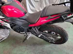 硬化したタイヤ交換のご依頼を承りました